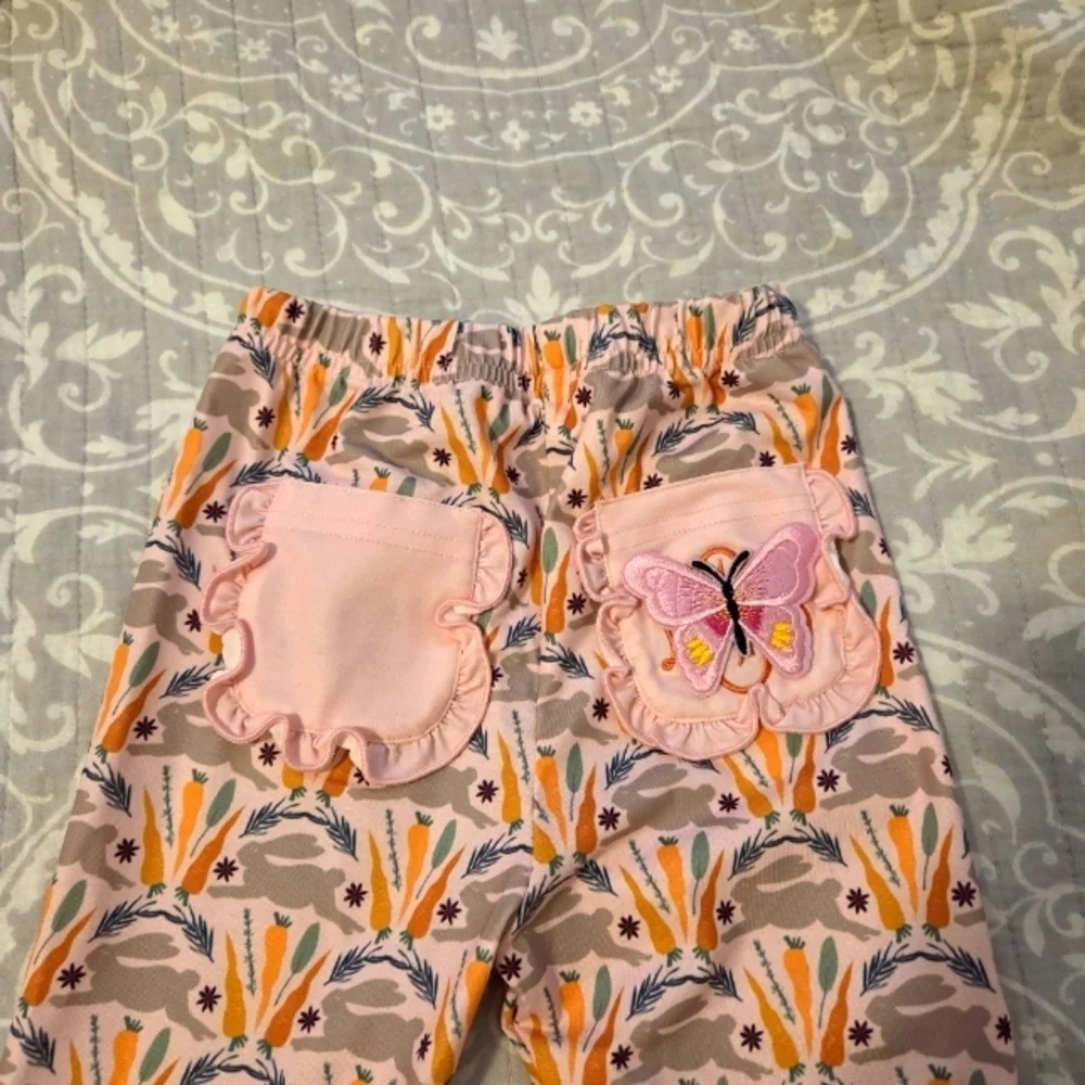 Smockingbird Spring Bunnies Pink Pima Cotton Pajama size 5
